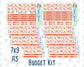 Kit 0235 - Budget - For 7x9 & A5 Planners | Notebooks - September - Apple Orchard