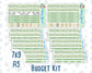 Kit 0256 - Budget - For 7x9 & A5 Planners | Notebooks - March - Froggy Luck
