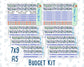 Kit 0258 - Budget - For 7x9 & A5 Planners | Notebooks - March - Plant Therapy