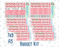 Kit 0276 - Budget - For 7x9 & A5 Planners | Notebooks - July - Melon Crush