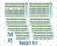 Kit 0264 - Budget - For 7x9 & A5 Planners | Notebooks - May - Spring Walk