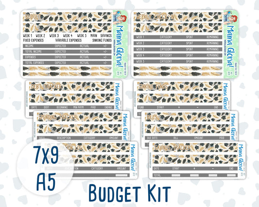 Kit 0272 - Budget - For 7x9 & A5 Planners | Notebooks - May - Graduation