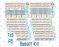 Kit 0300 - Budget - For 7x9 & A5 Planners | Notebooks - October - Autumn Stroll