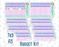 Kit 0230 - Budget - For 7x9 & A5 Planners | Notebooks - August - School Daze