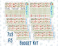 Kit 0308 - Budget - For 7x9 & A5 Planners | Notebooks - December - Knit & Holly