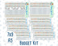 Kit 0261 - Budget - For 7x9 & A5 Planners | Notebooks - April - Llama Spring