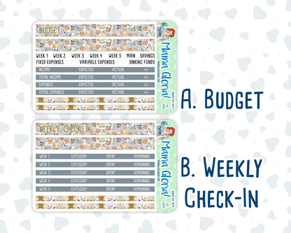 Kit 0300 - Budget - For 7x9 & A5 Planners | Notebooks - October - Autumn Stroll