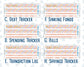 Kit 0222 - Budget - For 7x9 & A5 Planners | Notebooks - June - Beach Day