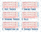 Kit 0294 - Budget - For 7x9 & A5 Planners | Notebooks - September - Rosy Reveria