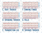 Kit 0293 - Budget - For 7x9 & A5 Planners | Notebooks - September - Fleur de Provence