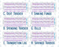 Kit 0263 - Budget - For 7x9 & A5 Planners | Notebooks - April - Lavender Drift