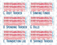 Kit 0254 - Budget - For 7x9 & A5 Planners | Notebooks - February - Valentine Village