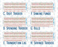 Kit 0257 - Budget - For 7x9 & A5 Planners | Notebooks - March - Blush Garden