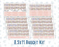 Kit 0266 - Budget - For 8.5x11 Planners | Notebooks - May - Froggy Lake Picnic