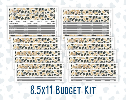 Kit 0272 - Budget - For 8.5x11 Planners | Notebooks - May - Graduation