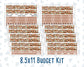 Kit 0296 - Budget - For 8.5x11 Planners | Notebooks - September - Coffee Break
