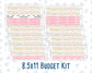 Kit 0260 - Budget - For 8.5x11 Planners | Notebooks - April - Pastel Egg Hunt