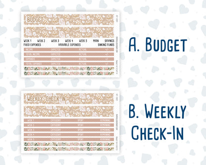 Kit 0301 - Budget - For 8.5x11 Planners | Notebooks - November - Sunday Comfort