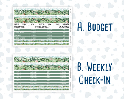 Kit 0264 - Budget - For 8.5x11 Planners | Notebooks - May - Spring Walk
