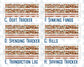 Kit 0296 - Budget - For 8.5x11 Planners | Notebooks - September - Coffee Break