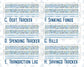 Kit 0265 - Budget - For 8.5x11 Planners | Notebooks - May - Honeybee Sky