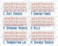 Kit 0293 - Budget - For 8.5x11 Planners | Notebooks - September - Fleur de Provence