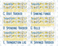 Kit 0274 - Budget - For 8.5x11 Planners | Notebooks - July - Sunny Lemon Shore