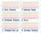 Kit 0260 - Budget - For 8.5x11 Planners | Notebooks - April - Pastel Egg Hunt