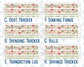 Kit 0308 - Budget - For 8.5x11 Planners | Notebooks - December - Knit & Holly