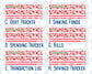 Kit 0276 - Budget - For 8.5x11 Planners | Notebooks - July - Melon Crush