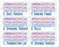 Kit 0273 - Budget - For 8.5x11 Planners | Notebooks - July - Americana In Bloom