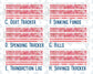 Kit 0254 - Budget - For 8.5x11 Planners | Notebooks - February - Valentine Village