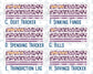 Kit 0236 - Budget - For 8.5x11 Planners | Notebooks - October - Sweet & Spooky