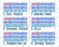 Kit 0224 - Budget - For 8.5x11 Planners | Notebooks - July - Patriotic Parade