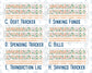 Kit 0259 - Budget - For 8.5x11 Planners | Notebooks - March - Spring Garden Chores