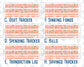 Kit 0278 - Budget - For 8.5x11 Planners | Notebooks - August - Oops, All Peaches