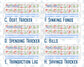 Kit 0279 - Budget - For 8.5x11 Planners | Notebooks - August - Not Ready For School