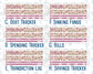 Kit 0307 - Budget - For 8.5x11 Planners | Notebooks - December - Velvet Hearth