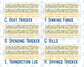 Kit 0280 - Budget - For 8.5x11 Planners | Notebooks - Half Past Six In August