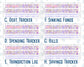 Kit 0252 - Budget - For 8.5x11 Planners | Notebooks - February - Tokyo Candy Cloud