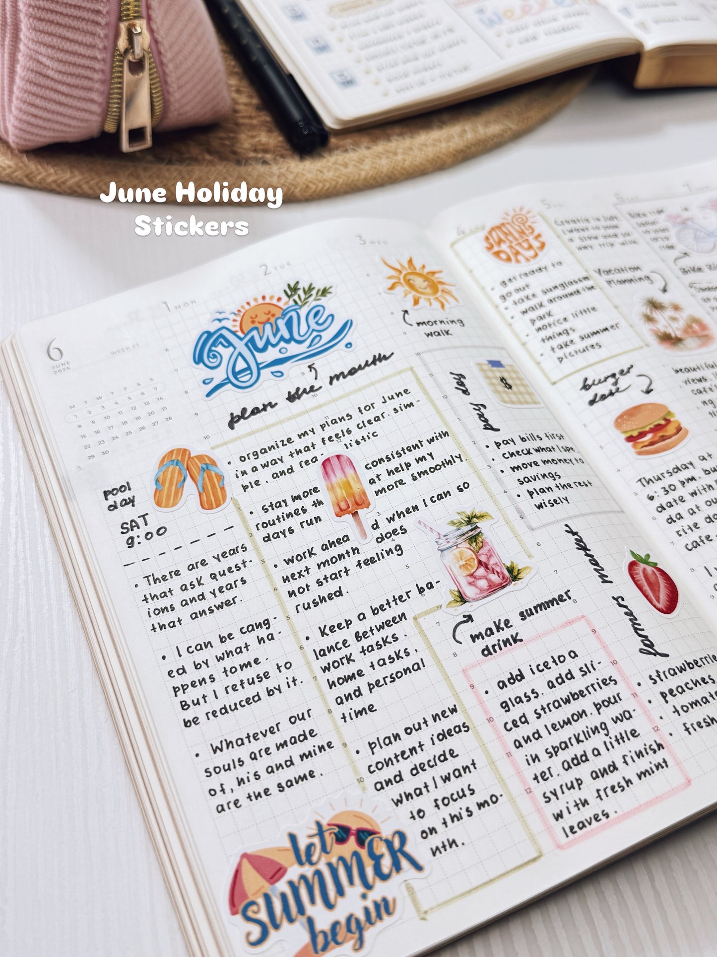 Holiday Planner Stickers Bundle | Monthly Seasonal Sticker Sheets for Planners, Journals & Calendars
