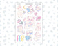 Kit 0252 - Clipart - For Planners | Notebooks | Journals - February - Tokyo Candy Cloud