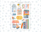 Kit 0234 - Clipart - For Planners | Notebooks | Journals - September - Reader’s Escape - September