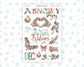 Kit 0245 - Clipart - For Planners | Notebooks | Journals - December - Vintage Christmas