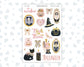 Kit 0297 - Clipart - For Planners | Notebooks | Journals - October - Pink Spell
