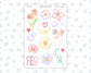 Kit 0253 - Clipart - For Planners | Notebooks | Journals - February - Rosy Daydreams