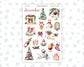 Kit 0307 - Clipart - For Planners | Notebooks | Journals - December - Velvet Hearth