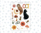 Kit 0238 - Clipart - For Planners | Notebooks | Journals - October - Starry Autumn Nights