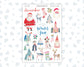 Kit 0306 - Clipart - For Planners | Notebooks | Journals - December - Jolly Mischief