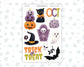 Kit 0236 - Clipart - For Planners | Notebooks | Journals - October - Sweet & Spooky